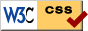 &iexcl;Valid CSS! - tecnologías w3c empleadas en el website